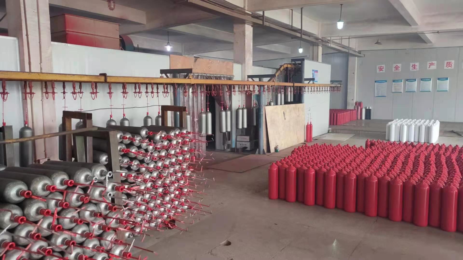 External powder coating production line External powder coating production line